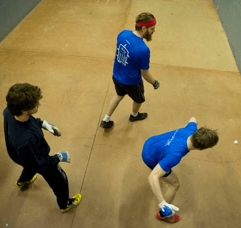 Dave Butler looks on