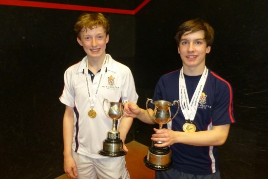 The U14 winners from Winchester College