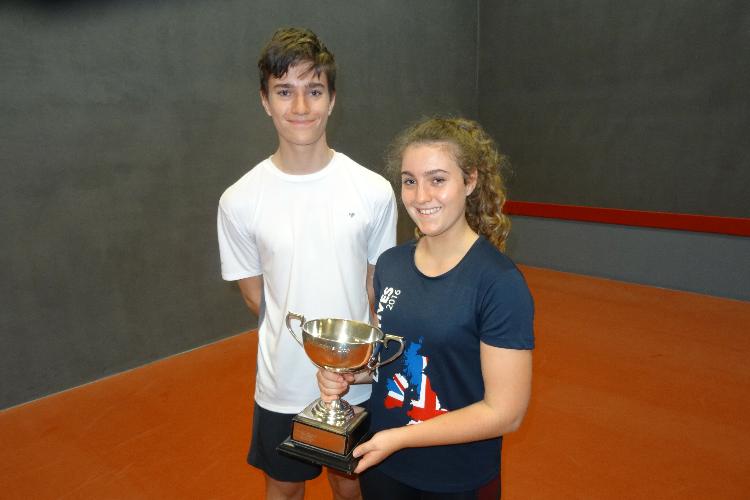 Katie and Joe Sumner with the Lady's Cup 2016