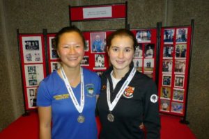 The silver medallists