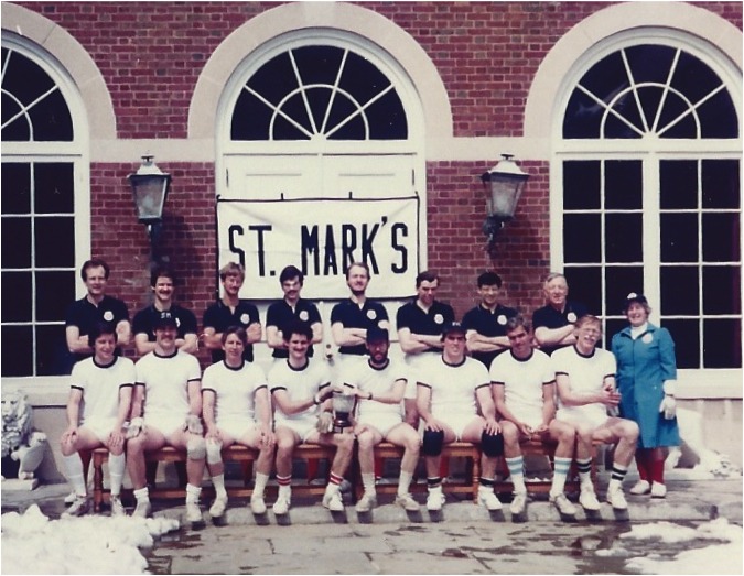 1982 GB & USA Fives teams at St.Mark's, Southborough 11th April 1982