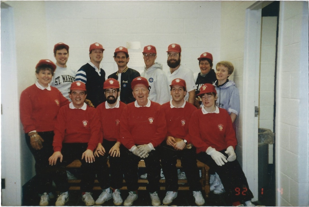 1992 UK touring team (in red)