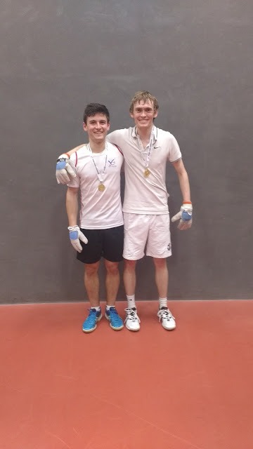 Doubles champions Shaw & Kay