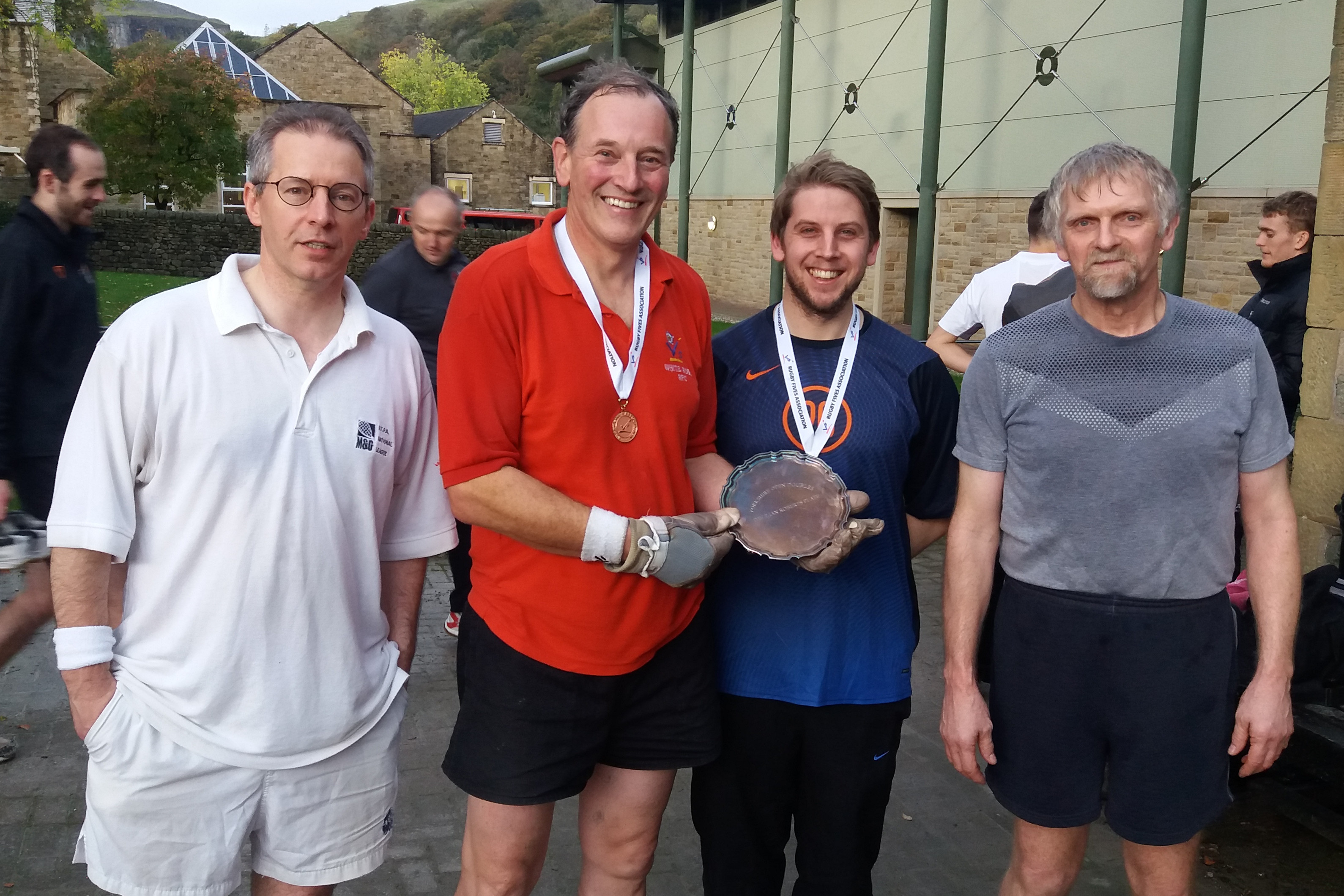 The Doubles Plate finalists