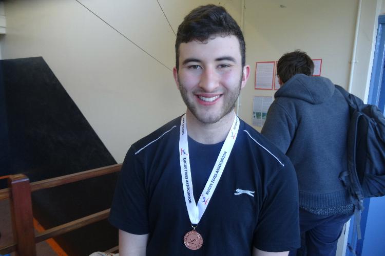 Singles Plate winner Julian Hanton