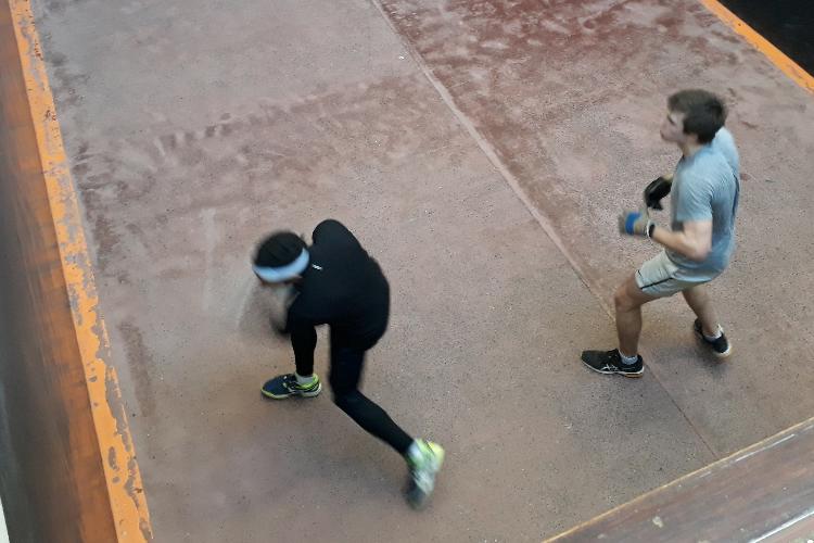 Julian Aquilina with Tom Watkinson