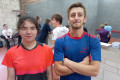 Camille and Lewis at the Derby Moor Doubles 2021