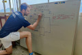 MIke Suddaby running the Durham Singles Challenger July 2021