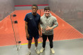 Finalists Genesis and Anthony at the Challenger Singles 2021 at Cambridge
