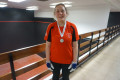 Bronze medal winner Imogen from City of Durham at the Ladies National U23s