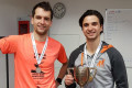 Finalists Will Ellison and Dan Tristao at the National Singles 2021