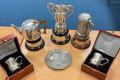 Trophies for the President's Cup 2021