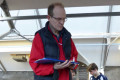 The organiser at work at the 2021 Schools Winchester Fives championshipthe 2021 Schools Winchester Fives championship