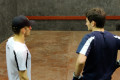 Lewis and Dave wondering what to do in the the Barnes Bridge 2022