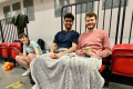 Sarthak and Will at the Cambridge Past v Present 2022