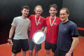 Plate finalists at the National Doubles 2022
