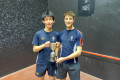 The U18 Doubles champions from Winchester at the 2022 National Schools