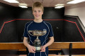 Merchiston's U16 Singles champion at the 2022 National Schools