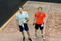 Ben and Ed contest the Singles final at the North of England Open 2022