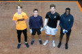 Doubles Plate finalists at the North of England Open 2022