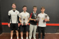 Medal-winning Alleyn's contingent at the WoE Schools 2022
