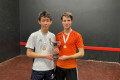 U18 Doubles champions from Winchester at the WoE Schools 2022