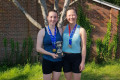 Singles finalists at the Ladies Winchester Fives Championships