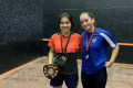 Singles finalists at the 2022 Durham Ladies Championships