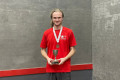 Cameron Low wins the Singles Plate at the 2022 Yorkshire Open
