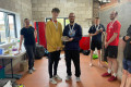 Doubles Plate winners Oscar and Richie at the 2022 Yorkshire Open