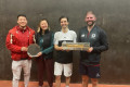 Trophy winners at the Winchester Doubles Championship 2023