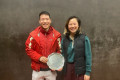 Plate winners at the Winchester Doubles Championship 2023