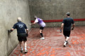 Jim Hughes at the Rugby & Eton Fives Medley at Marlborough