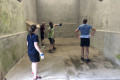 Harvey Bishop at the Rugby & Eton Fives Medley at Marlborough