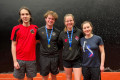 Plate finalists at the National Mixed Doubles 2023