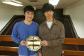U18 Doubles Plate winners at the National Schools Championships  2023