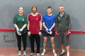 The doubles finalists at the Scottish Open 2023