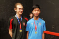 Doubles Plate winners at the West of England Schools 2023