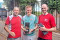 Doubles runner-up Ed Kay at the SW Open 2022