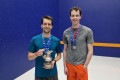 Singles finalists Will and Ben at the North West Open 2023