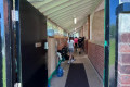 The courts at the Winchester Fives Mixed Doubles at Malvern