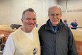 Organisers past and present at the Barnes Bridge at Malvern