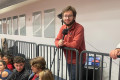 Commentator at the Universities Championships 2023