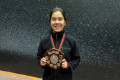 The Singles champion at the Durham Ladies Championships 2023