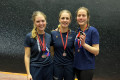 Doubles medallists at the Durham Ladies Championships 2023