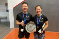 Champions at the National Open Mixed Doubles 2024