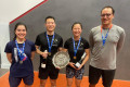 Finalists at the National Open Mixed Doubles 2024