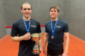 Singles finalists Isaac and Joe at the U25s 2024