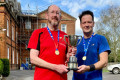 Veterans Doubles champions 2024 Pringle & Spillane 