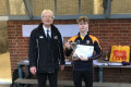 U18 Singles champion at the SE Schools 2024